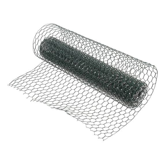 WHAMVOX 1 Roll DIY Garden Wire Net Chicken Wire Fence Poultry Netting Hexagonal Wire Mesh Net