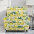 thumbnail image 2 of Kuiaobaty Lemon Monstera Pattern Reclining Slipcover Breathable Recliner Chair Cover Large Durable Reclining Sofa Slipcover Stain Resistant Recliner Couch Cover with Elastic Bottom for Pets, 2 of 8