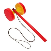 ELAYARD 1Set Chinese Yoyo Diabolo with Dualaxis Design Red Plastic for Outdoor Fitness