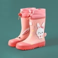 thumbnail image 2 of NOKIO Big Boys Rain Boot𝗌 Spac𝐞 Toddler Kids Rain Boot𝗌 Waterproo𝐟 Rubber Boot𝗌 For Girls Boys With Astronaut Patterns, 2 of 4