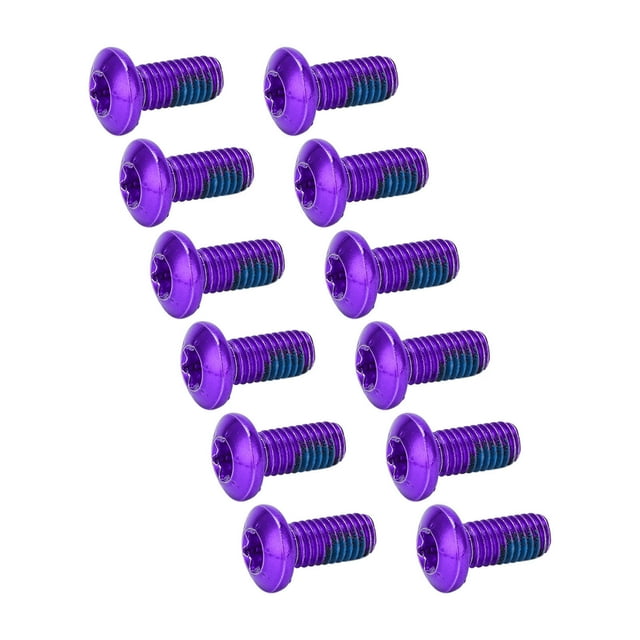 12 Pcs Boulons de Rotor de Frein à Disque pour Vélo de Montagne, Vis de Rotor de Disque pour Vélos de Route et de Montagne