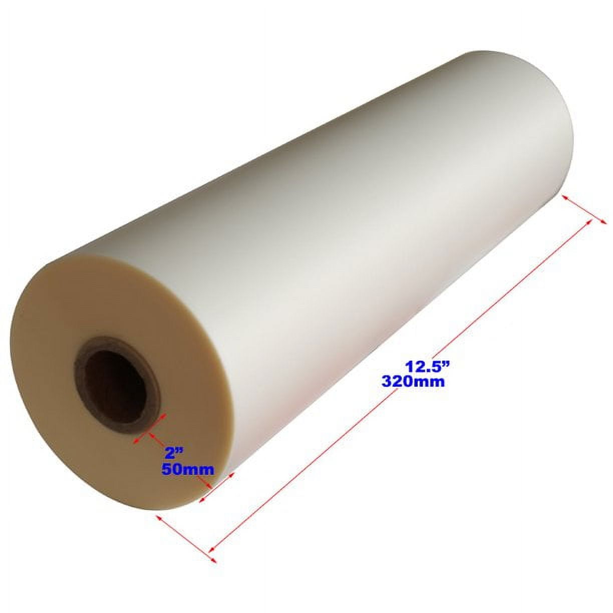 PreAsion 1 Roll 12.5" * 656" Bopp Glue-based Soft-touch Laminating Film for Laminating Machine