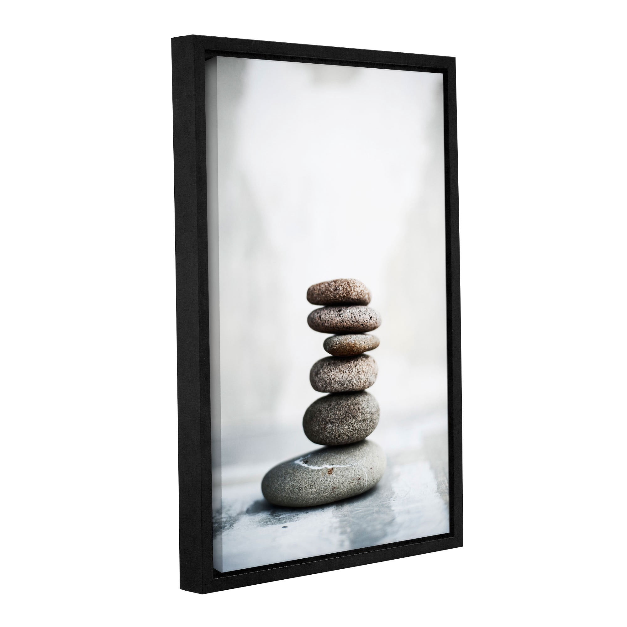 ArtWall Elena Ray "Sea Stones 2" Gallery-wrapped Floater-framed Canvas