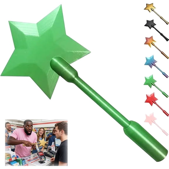 2026 Credit Card Magic Wand, 3D-Printed Payment Wand, A Credit Card Wand Suitable for Rave Parties, Pranks, and Contactless Payments (Green)