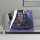thumbnail image 1 of Manta polar de Pesadilla antes de Navidad, súper suave y acogedora, manta de franela ligera y cómoda, manta de felpa cálida para sofá, cama, 32 x 48 pulgadas, 1 of 7
