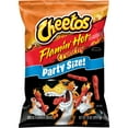 thumbnail image 2 of Cheetos Crunchy Flamin' Hot Cheese Puff Chips, 15oz Bag-Pack Of 2, 2 of 5