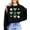 Black Sweatshirt, variant on Golf Tournament Sweatshirt for Women & Teens Green Bows and Golf Balls Pullover White Sweatshirt Adult X-Large
