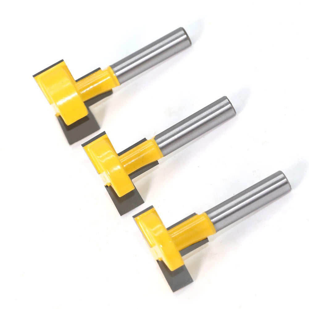 8mm Shank T-Track and T-Slot Slotting Router Bit for Woodworking Chisel Cutter 