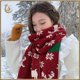 thumbnail image 2 of 190x35CM Christmas Knitted Scarf Autumn Winter Fashion Warm Woolen Scarf Women Double-Sided Scarves Shawls Wrap Christmas Gifts, 2 of 4