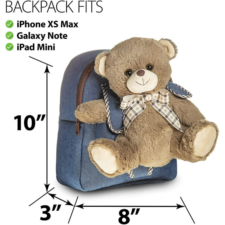 Teddy Bear Backpack in Toddler Stuffed Animals