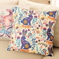thumbnail image 1 of Puntoco Easter Cute Comics Rabbit Pillow Cover Living Room Sofa Decoration, 1 of 5