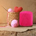 thumbnail image 3 of UPGRATOR Knitting String 1Pack Rosy Cotton For Diy Accessories And Handcraft Projects, 3 of 4