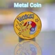 thumbnail image 5 of Coine Metal Pokémon Coins Pikachu Vmax Anime Commemorative Coins Charizard Mewtwo Golden Round Iron Hard Cards Game Toys, 5 of 5