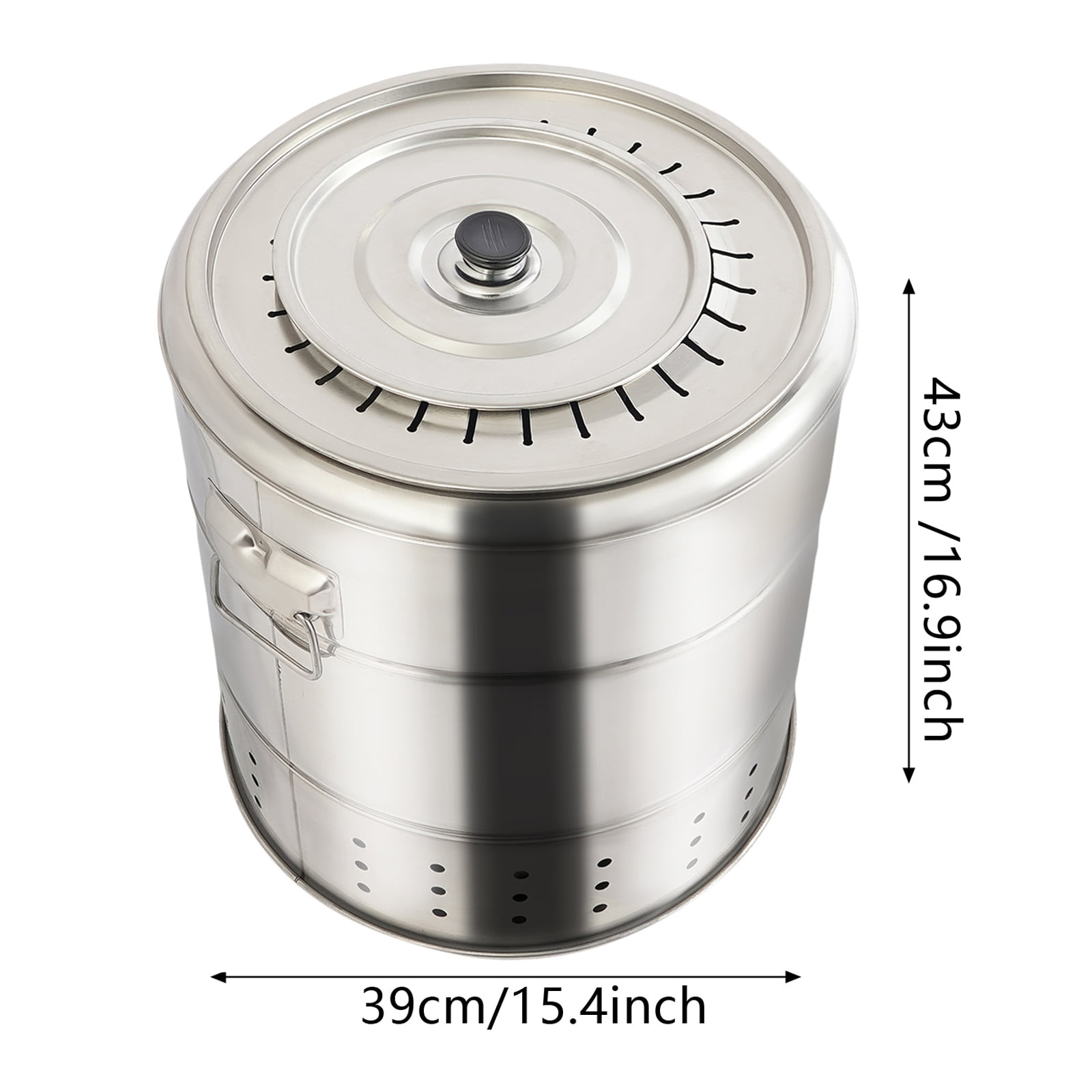 Portable Barbecue Charcoal Barrel Grill with Grilling Accessories Set for Picnics, Camping Barbecues