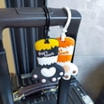thumbnail image 3 of 2-Pack Cat Paw Luggage Tags – Cute Silicone Suitcase & Backpack Tags for Women and Kids, Unique Travel Identifier Labels (Black & White), 3 of 5