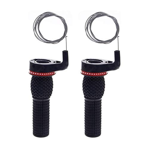 2Pcs Bicycle Bike Twist Grip Gear Shifter Handle Set,Mountain Bike Speed Shifter Reverse Rolling Stick Device Set,Bicycle Cycling 18/21 Speed Derailleur