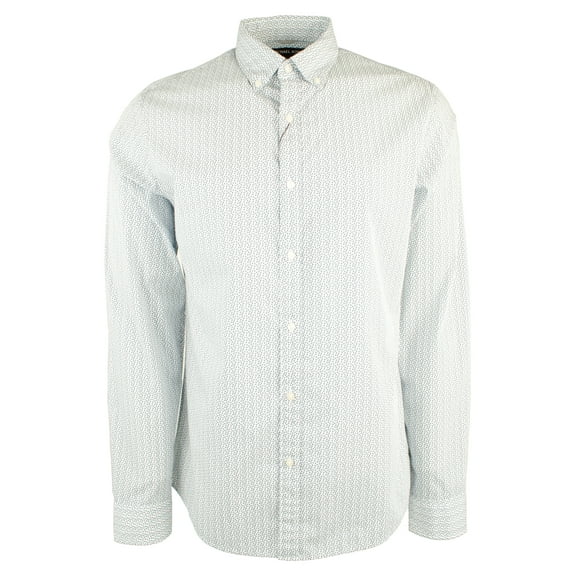 Men's Slim Fit Cotton Long Sleeve Shirt-AB-XL