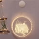 thumbnail image 4 of Luces LED navideñas para exteriores, iluminación colgante a batería, luces de pared de hadas Hogar, 4 of 8
