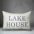 thumbnail image 2 of Creative Products Lake House White and Grey 14x20 Indoor / Outdoor Pillow, 2 of 2