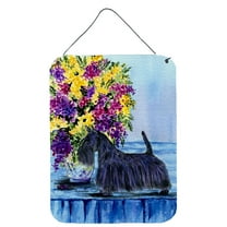Caroline's Treasures SS8309DS1216 Scottish Terrier Wall or Door Hanging Prints, 12x16, multicolor