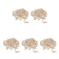 thumbnail image 2 of Billuyoard 100 Pieces Mini Natural Wooden Pegs Color Spring Party Decoration Cloth Clips DIY Supplies Log with Metal for Wedding Papers 3x0.4cm 5Conjunto, 2 of 6