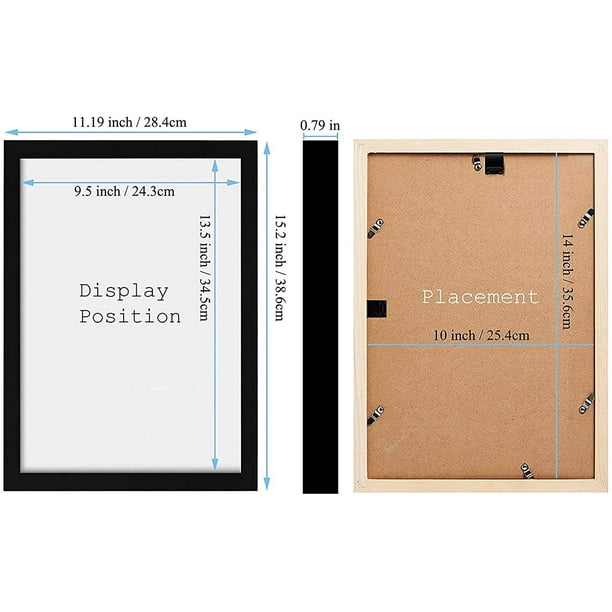 VVHFXD Lot de 10 cadres de peinture diamant - Format A5 - Noir - Pour décoration murale à la maison