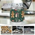 thumbnail image 6 of Yayeee Ashtray with Lid for Cigarette Smokeless Stainless Steel Home Ash Holder, Green Christmas Gingerbread, 6 of 7