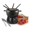 thumbnail image 4 of Swissmar Lucerne Matte Negro Juego de Fondue de Hierro Fundido de 10 Piezas, 4 of 5