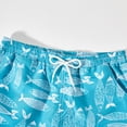 thumbnail image 5 of GYRATEDREAM Boys Swim Trunks with Compression Liner Toddler Stretch Swim Shorts Boys Quick Dry 2 in 1 Beach Shorts,Size 11-12 Years, 5 of 7