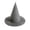 Gray, variant on Kids Witch Hat for Halloween Classic Pointed Felt Wizard Hat Colorful Party Accessory for Boys Girls Dress Up