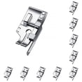 thumbnail image 2 of Yuarrent 1/4-inch Sewing Machine Quilt Presser Embroidery Buckle Parts Accessory Replacing Foot for Professional Tailor plata 3.5 cm 10piezas, 2 of 6