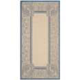 thumbnail image 2 of Safavieh Courtyard Cooper Botanical Indoor/Outdoor Area Rug, Natural/Blue, 2'7" x 5', 2 of 9