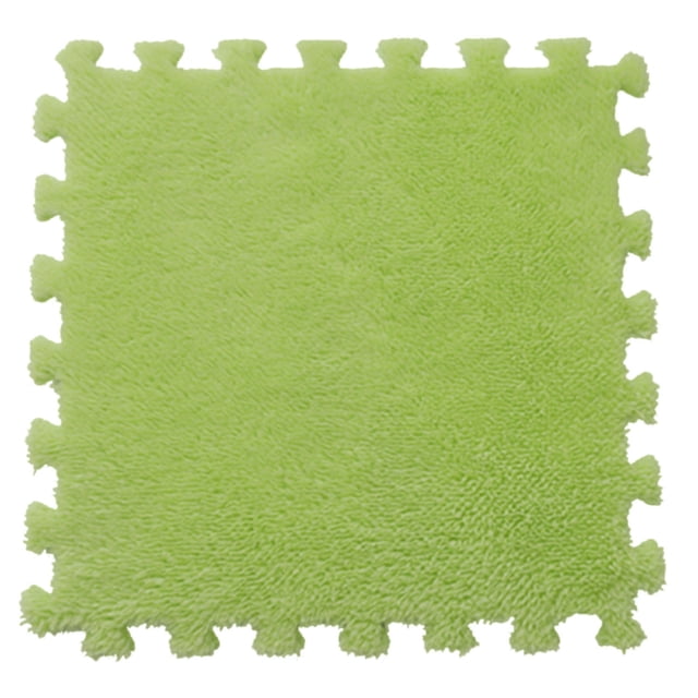 5PCS 11.81Inch Square Puzzle Polyester Velvet Eco-friendly Carpet