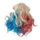 thumbnail image 2 of Gradient Colorful Long Wig Hair Realistic Breathable Fashionable Hair Wig for Women, 2 of 4