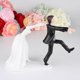 thumbnail image 5 of BEMS-1 Elegantes adornos para tartas de novia y novio, decoraciones de boda,, 5 of 5