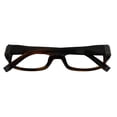 thumbnail image 6 of John Varvatos Eyeglasses Rectangle Mens Brown Horn Eyewear Frame V341 53mm, 6 of 6