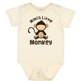 thumbnail image 3 of Inktastic Mimi Little Monkey Grandchild Boys or Girls Baby Bodysuit, 3 of 5