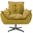 thumbnail image 1 of Sillón Odette B base de metal - Amarillo WEIK Odette, 1 of 5