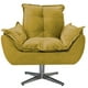 thumbnail image 1 of Sillón Odette B base de metal - Amarillo WEIK Odette, 1 of 5