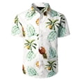 thumbnail image 4 of JAJAHO Hawaiian Beach Shirts For Boys Kids Summer Pineapple Printed Short Sleeve Button Down Collared Shirts 8-15Y Trendy Tops, 4 of 4