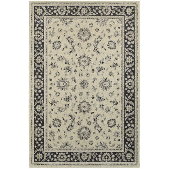 Oriental Weavers Richmond 12' x 15' Machine Woven Rug in Ivory