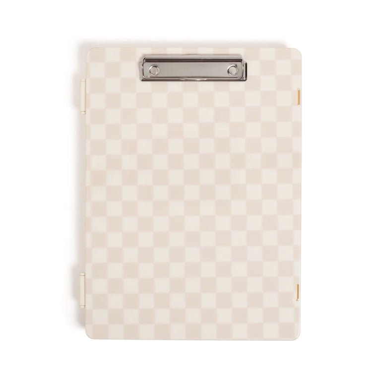 U BRANDS Storage Clipboard, Vanilla Check, 8 Compartments photo 1