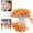 Orange, variant on Pearl Flower Stamens, Artificial Floral Pistils for Scrapbook Crafts Wedding Party Home Decoration DIY Accessories