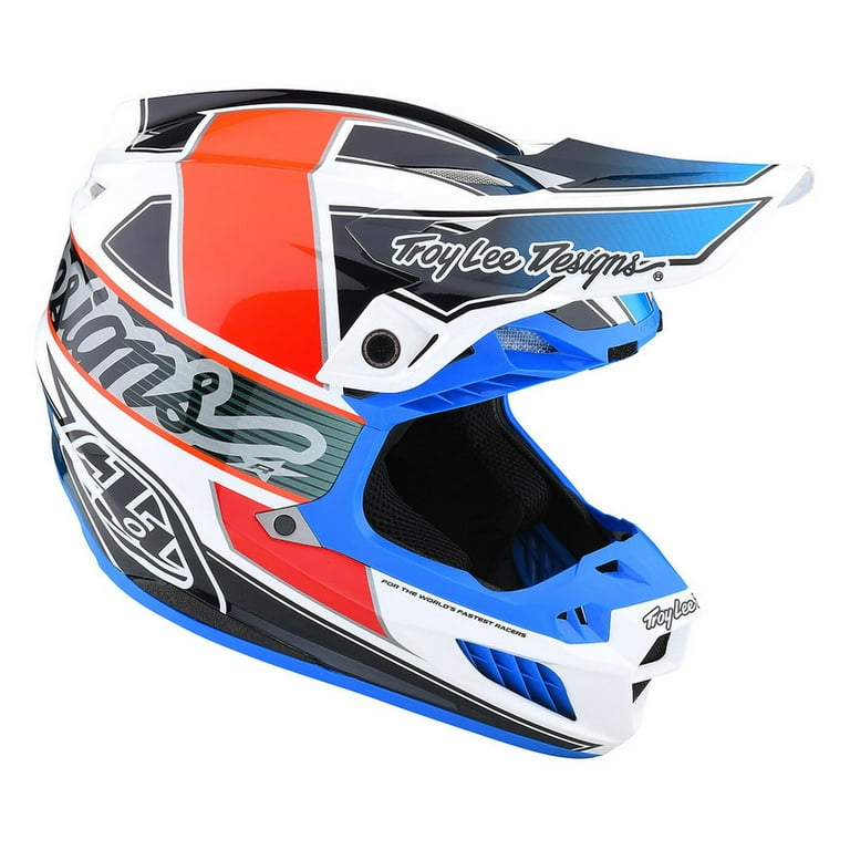 Troy Lee Designs SE5 Composite Team MX Offroad Helmet Orange/Blue