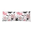 thumbnail image 2 of Picia Lilies Flowers Body Pillow Cover - Super Soft Microfiber 20x54 Body Pillow Case - Envelope Closure, Wrinkle, Stain Resistant Body Pillow Cover,Elegant Bedding, 2 of 8