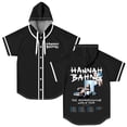 thumbnail image 2 of Hannah Bahng The Misunderstood Tour 2025 Hooded Baseball Jersey Short Sleeve Shirt Women Men Crewneck Tee, 2 of 3