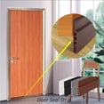 thumbnail image 2 of Door Weather Stripping | Brown Door Draft Stopper for Bottom of Door | Under Door Draft Blocker for Exterior Interior Doors, 2 of 9