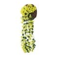 thumbnail image 2 of pstuiky Flores violetas artificiales de simulación, flores decorativas de simulación para colgar en la pared, cestas colgantes, flores de seda, enredaderas, 2 of 2