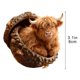 thumbnail image 3 of Adornos navideños Chopper de 8 cm con diseño de animales del bosque, para árbol de Navidad, regalo navideño, decoración colgante, decoración de jardín, decoración navideña y de Halloween., 3 of 5