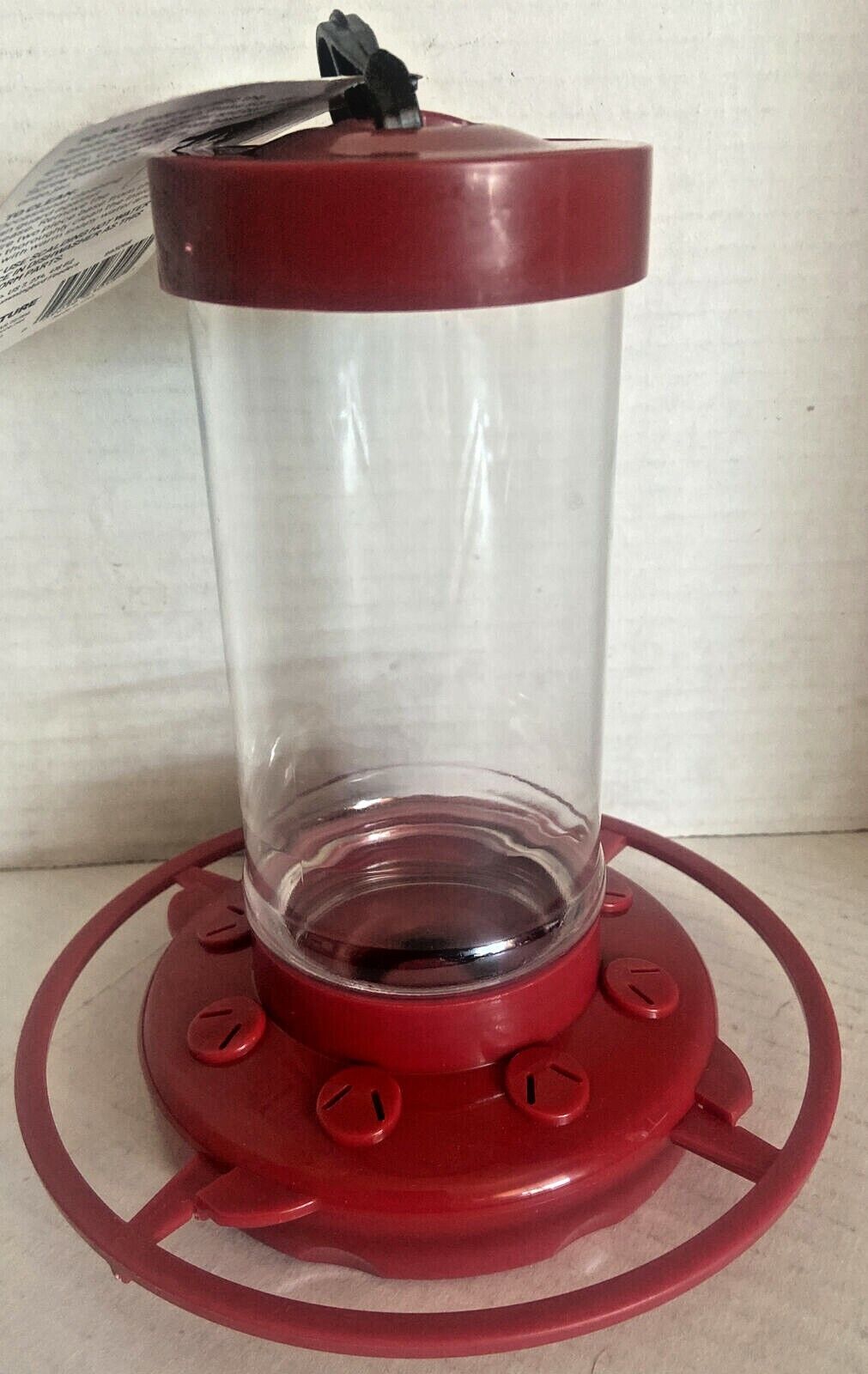 Red Hummingbird Feeder with Wide Mouth Easy Clean and Bee Wasp Proof